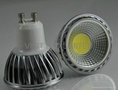 silver 5W LED spot