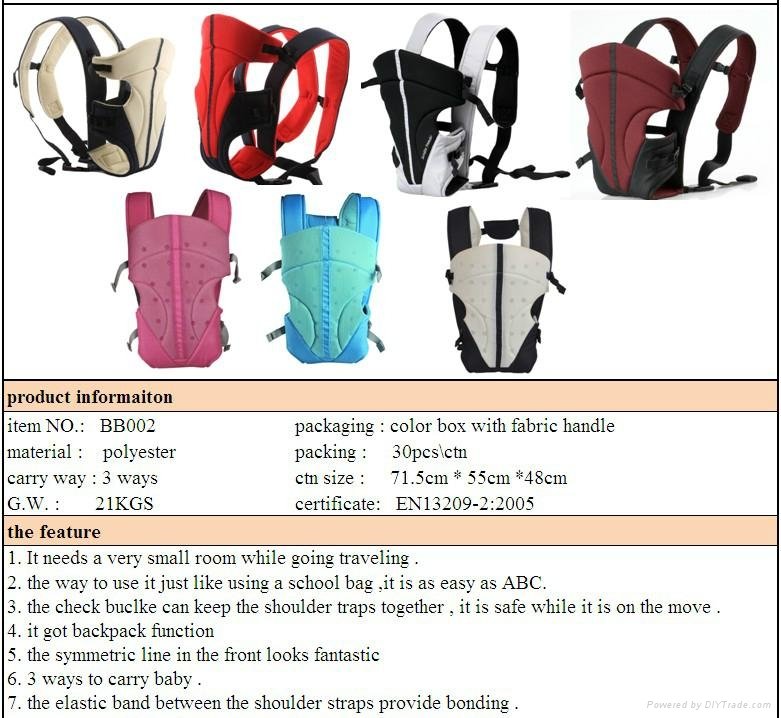 Baby Carrier 3 in 1 BB002-S 2