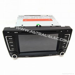 Android VW Skoda Octavia Car DVD Player GPS Navigation BT TV 1080P SWC 