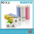 China supplier battery case power supply 18650 battery charger lipstick batter 2