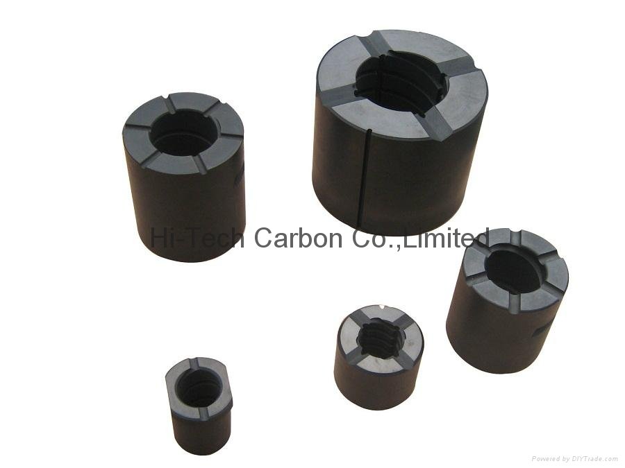 Impregnated Antimony Alloy graphite Bearing Carbon shaft sleeve