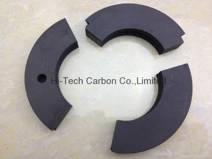 Impregnated Antimony Alloy graphite Bearing Carbon shaft sleeve 4