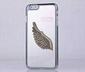 3D Love Wings Metal Aluminum Hard Case Cover Skin For iPhone 6 6 plus 2