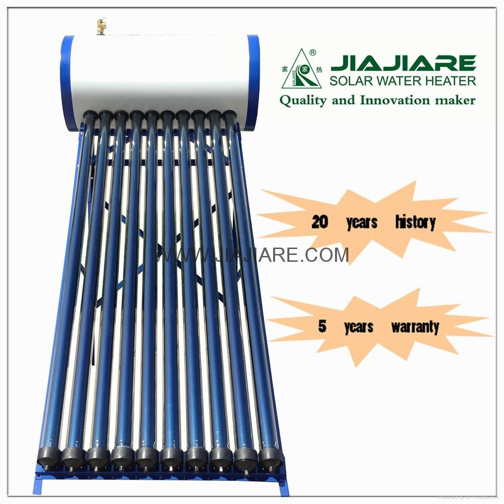 100L to 360L high pressure heat pipe solar water heater  system 4