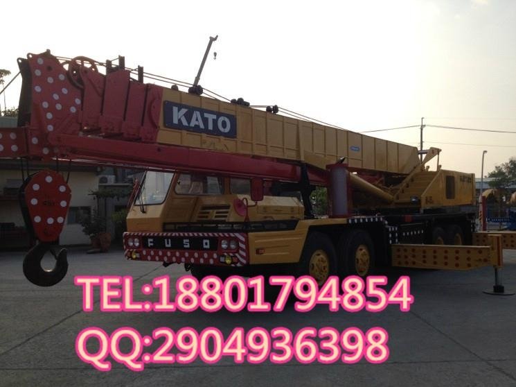  used kato 45t truck crane  3