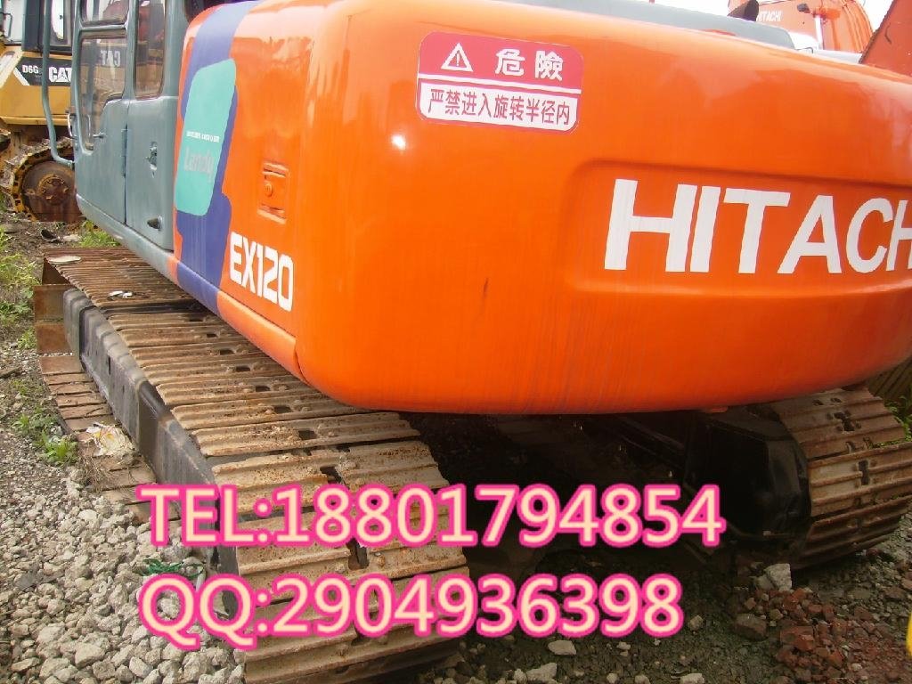 used Hitachi crawler excavator EX120-3 2