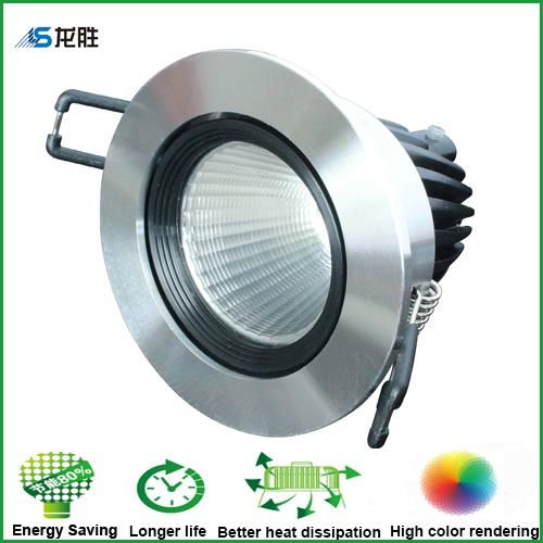 CE Rohs low light failure COB LED down light 3W 5W 7W 9W