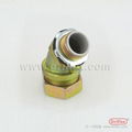 Malleable Iron 45d Connector for Flexible Metal Conduit or Liquidtight Conduit w 2