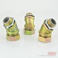 Malleable Iron 45d Connector for Flexible Metal Conduit or Liquidtight Conduit w 5