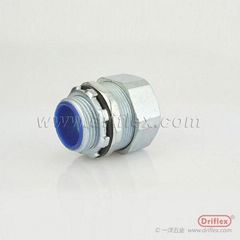 Zinc Alloy Straight Connector with Ferrules and Locknut for Liguidtight AMD Vacu