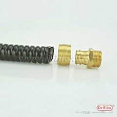 VJ Type Brass Connector  for Flexible Metal Conduit fast connection