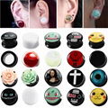 Acrylic Ear Plug Tunnels Ear Expanders Ear Flesh Tunnel Gauges Piercing jewelry  1
