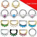 Septum Nose Ring Fake Piercing Nostril Nose Stud Clip On Nose Hoop Body Jewelry 1