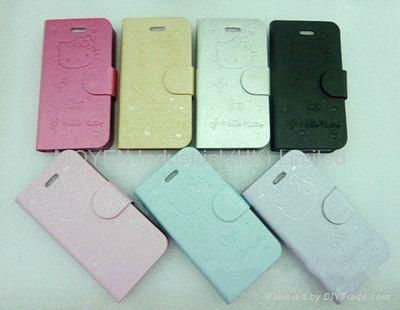 High Quality and Lovely Flip Cover for iPhone4/ 5 2