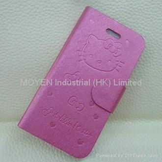 High Quality and Lovely Flip Cover for iPhone4/ 5 3