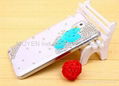 Fashion Rhinestone Butterfly phone case for Samsung Galaxy Note3  2