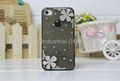 Beautiful Rhinestone Five petals phone