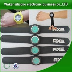 hot promotional items- OEM cheap wholesale kids slap watches silicone