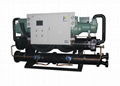 Water cooled screw chiller