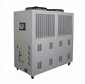 Heating and cooling chiller