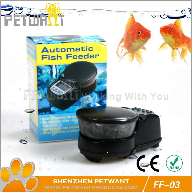 Household tropical fish automatic fish food feeder 4