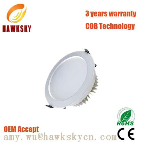 10W F175 High Power energy Ceiling LED downlights led ceiling light manufacturer