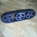  robot rubber tracks with wheels can be customized
