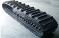 Rubber track for mini rice combine harvester machine 3