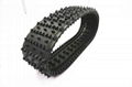 snow mobile rubber tracks with sprockets for project 