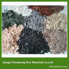 composite rock chip color flakes for granite paint