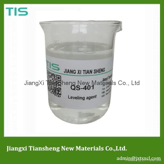 Silicone leveling agent surface control additives