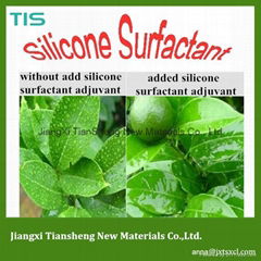 Silicone spray surfactant agricultural adjuvants