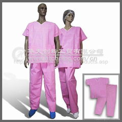 disposable scrub suit