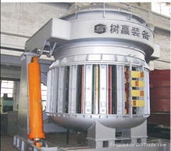 Medium frequency induction furnace