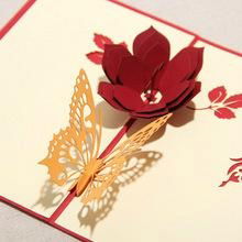 Butterfly 3d Vietnam Greeting cards handmade 