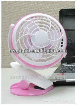 Hot Sale 4 inch Battery Rechargeable Fan with Clip 4