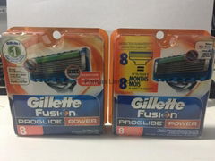 8x cartridges Gillette Fusion Proglide Power Free shipping