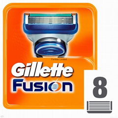 8x cartridges Gillette Fusion Free shipping