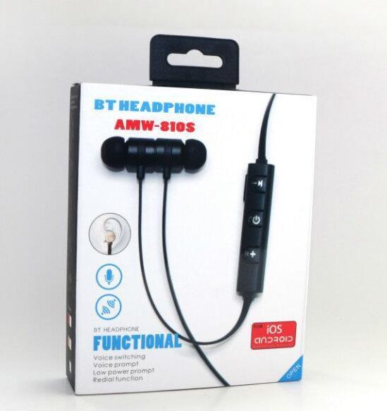 AMW-810 Wireless Bluetooth 4.1 Earphone Sports Headphone Stereo Bass Headset 4