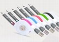 Retractable 2 in 1 Micro Charger USB Cable For IPhone Samsung Android 2