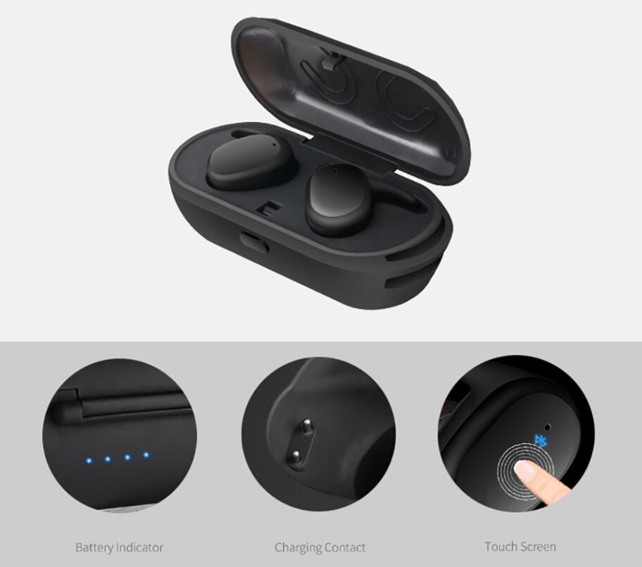 mini Bluetooth earbuds V4.2 waterproof sports heaphone for xiaomi iphone samsung 4