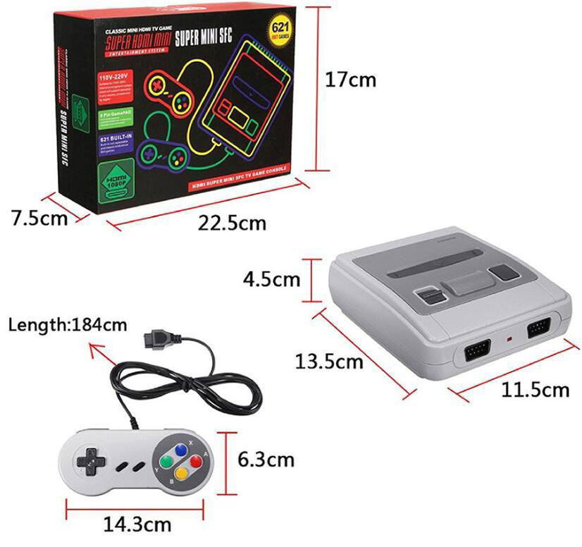 621 Games Childhood Retro Mini Classic 4K TV HDMI 8 Bit Video Game Console 4