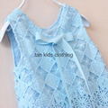 Agnou Summer Lace Vest Girls Dress Baby Girl Princess Dress Chlidren Clothes 