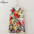 Angou Baby Girl Dress Floral Pattern