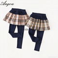 AngouSpring girls legging Girls Skirt-pants Cake skirt girl baby pants leggings  2