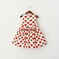 Angou Summer Girls Dress Tutu Princess Baby Dress Dot girl clothing Casual dress