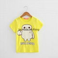 Angou Cotton Baby Girls&Boys Solid T-Shirts,High Quality Kids TOPS Big Hero 