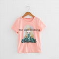 Angou Cotton Branded Baby Girls T-Shirts Clothing Children Toddler Kids Clothes 