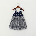 Wholesale Baby Girls Dress slip floral pattern dress children customizable cloth 3