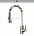 stainless steel pull out kitchen faucet